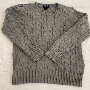 Big boys Polo Raph Lauren knit cotton sweater M(12)